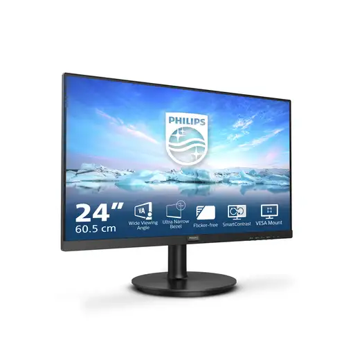 Philips V Line 241V8L/00 pantalla para PC 60,5 cm (23.8\) 1920 x 1080 Pixeles Full