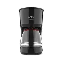 Cafeteras goteo Totalmente automática Negro 12 cups CF4036 SOLAC