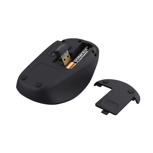 Trust Yvi+ ratón Oficina mano derecha RF inalámbrico Óptico 1600 DPI
