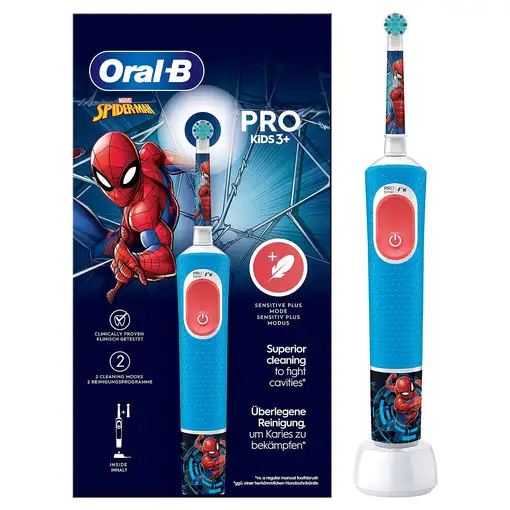 Oral-B Pro Kids Niño Cepillo de dientes oscilante Azul, Blanco