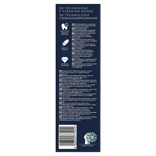 Oral-B Pro Series 1 Adulto Cepillo de dientes oscilante Azul, Blanco