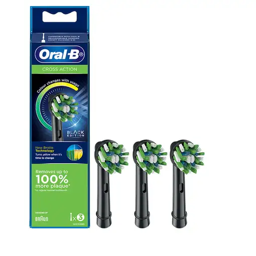 Oral-B BRAEB50_3FFS cepillo de cabello 3 pieza(s) Negro