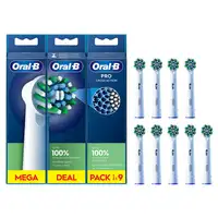 Oral-B CrossAction 9 pieza(s) Blanco