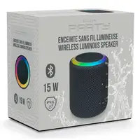 Bigben Interactive PARTYBTIPMS1 altavoz portátil o de fiesta Negro 15 W