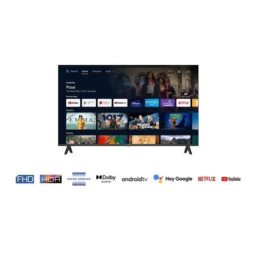 TCL S54 40S5400A Televisor 101,6 cm (40\) Full HD Smart TV Wifi Plata