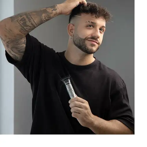 Cecotec 03380 cortadora de pelo y maquinilla Negro, Gris 4