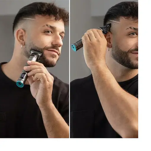 Cecotec 03380 cortadora de pelo y maquinilla Negro, Gris 4