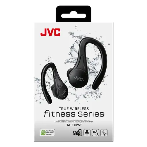 JVC HA-EC25T Auriculares True Wireless Stereo (TWS) gancho de oreja, Dentro de oíd