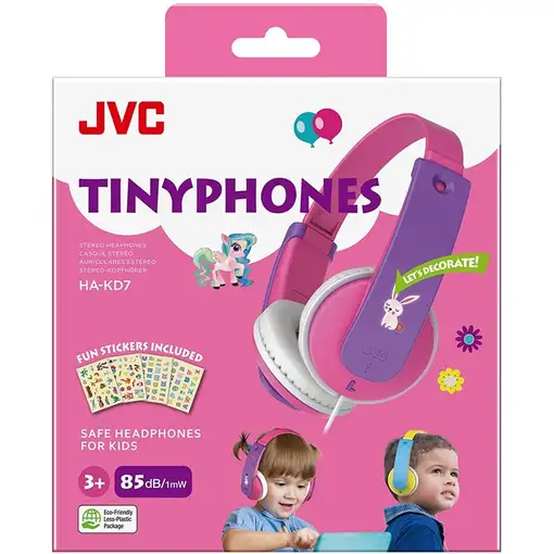 Auricular diadema infantil rosa KD7 JVC