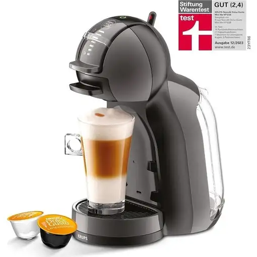 Cafeteras cápsulas Semi-automática Negro 0.8 L KP123810 KRUPS