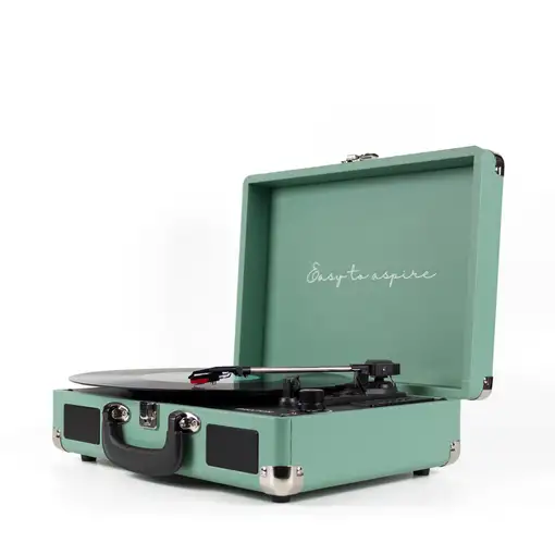 Tocadiscos Bluetooth VC400 PRIXTON Reproductor y Convertidor de Vinilos - Mint