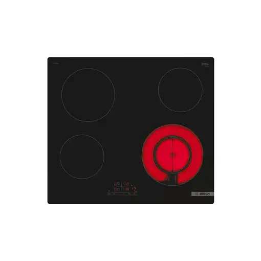 Bosch Serie 4 PKF611BB8E hobs Negro Integrado 59.2 cm Cerámico 4 zona(s)