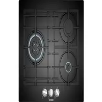 Bosch Serie 4 PNC6B6B90 hobs Negro Integrado 60 cm Encimera de gas 3 zona(s)