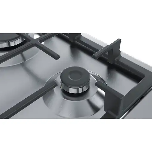 Bosch Serie 4 PGC6B5B90 hobs Acero inoxidable Integrado 60 cm Encimera de gas 3 zo