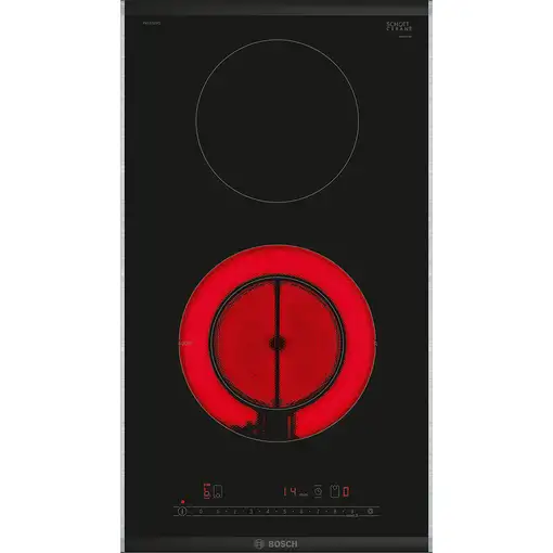 Bosch Serie 6 PKF375FP2E hobs Negro Integrado 30 cm Cerámico 2 zona(s)