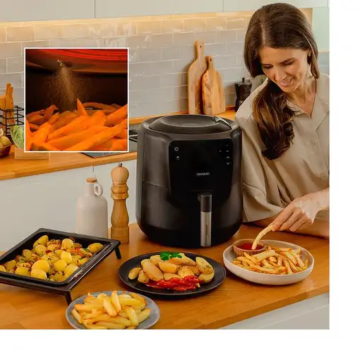 Freidora de aire 5.5 L Negro 03305 CECOTEC