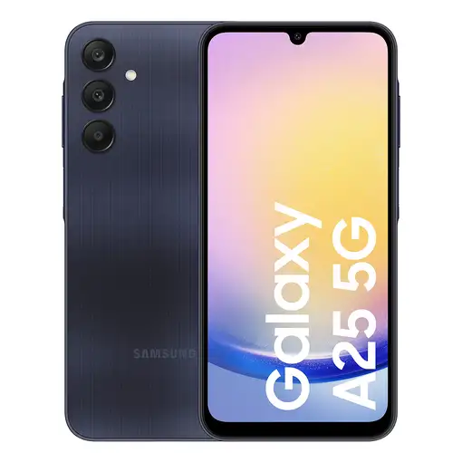 Smartphone libre negro 5G, 6+128 GB, Galaxy A25 SAMSUNG