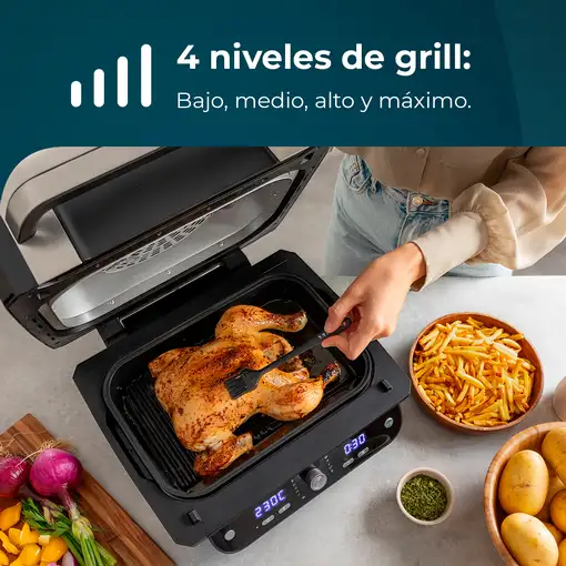 Freidora de aire 8 L, 1700 W, Cecofry FireDome 8000 Pro CECOTEC