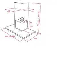 Teka DSJ 750 De pared Acero inoxidable 401 m³/h Teka DSJ 750 De pared Acero inoxidable 401 m³/h