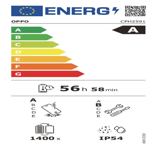Smartphone OPPO A18 16,7 cm (6.56'')  4G 5000 mAh N 128GB/4GB RAM negro OPPO