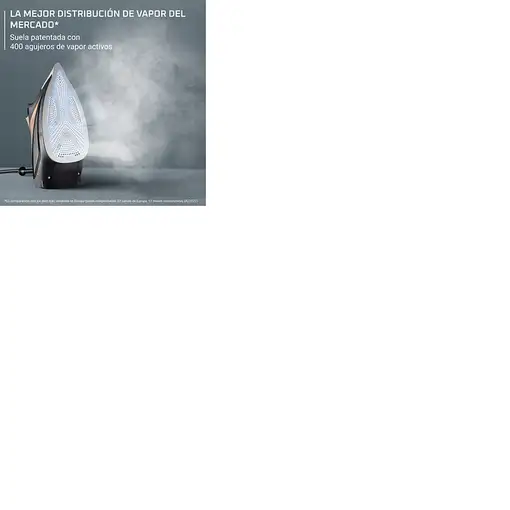 Rowenta DW6341D1 plancha Plancha a vapor Suela Microsteam 400 HD 3De 2500 W Negro,