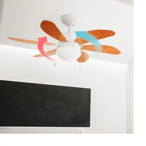 Cecotec 05939 ventilador Blanco, Madera