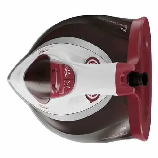 Solac Optima Relieve 3100 Plancha a vapor Suela de cerámica 3100 W Rojo, Blanco