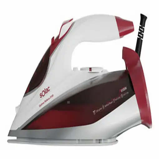 Solac Optima Relieve 3100 Plancha a vapor Suela de cerámica 3100 W Rojo, Blanco