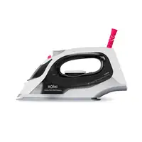 Solac PV2400 Plancha a vapor Suela de cerámica 2400 W Negro, Blanco