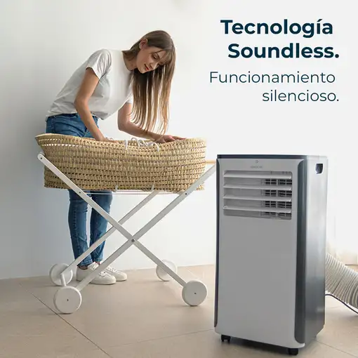 Aire acondicionado portátil ForceClima 9500 Heating Connnected Cecotec