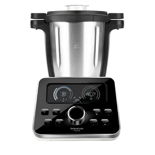 Taurus Foodie 1500 W 3,5 L Negro, Acero inoxidable