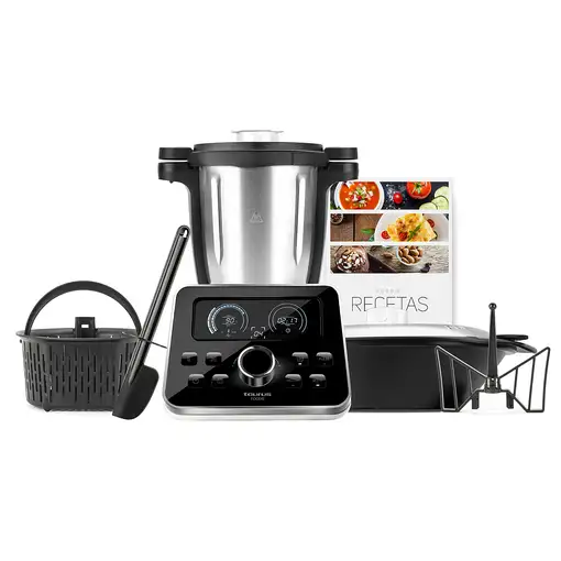 Taurus Foodie 1500 W 3,5 L Negro, Acero inoxidable