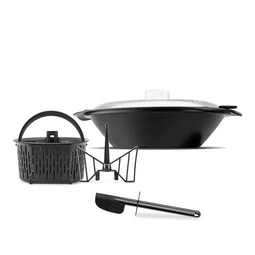 Taurus Foodie 1500 W 3,5 L Negro, Acero inoxidable