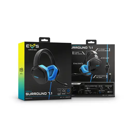 Energy Sistem ESG 4 BLUE auricular y casco Auriculares Alámbrico Diadema Juego USB