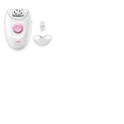 Braun Silk-épil 1 1-010 depiladora 20 pinzas Rosa, Blanco