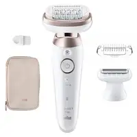 Braun Silk-épil 9 Flex 9-030 3D 40 pinzas Rosa, Blanco