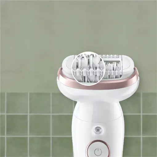 Braun Silk-épil 9 Silk·épil 9 40 pinzas Oro, Blanco