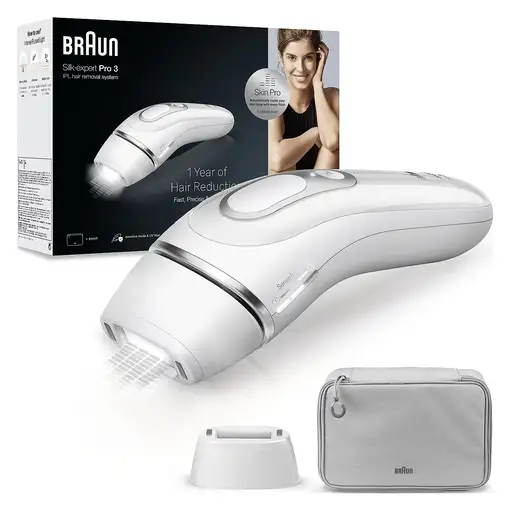 Braun Silk-expert Pro Silk expert Pro 3 PL3020 Luz pulsada intensa (IPL) Plata, Bl