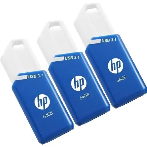 Memoria usb 3.1, 755w, 64gb, triple pack, HP