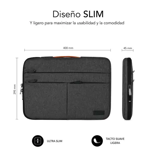 Funda para Portátil Air Padding 360 Sleeve 15,6\  Gris Oscuro