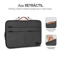 Funda para Portátil Air Padding 360 Sleeve 13.3 a 14\  Gris Oscuro