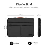 Funda para Portátil Air Padding 360 Sleeve 13.3 a 14\  Gris Oscuro