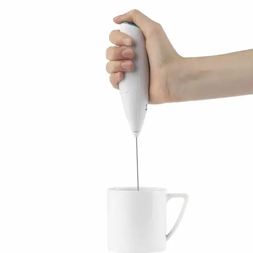 JATA JEES1111 espumador o calentador de leche Automático Azul, Blanco