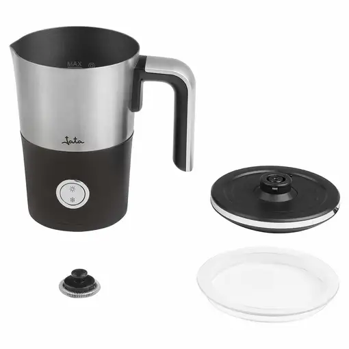 JATA JECL1900 espumador o calentador de leche Automático Negro, Acero inoxidable