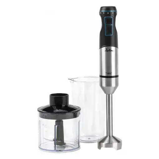 Batidora de mano JATA JEBT1791 de 1500 W. 4 cuchillas. Con picadora y vaso medidor