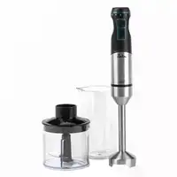 Batidora de mano JATA JEBT1791 de 1500 W. 4 cuchillas. Con picadora y vaso medidor