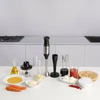 Taurus Bapi 1200 Premium Fullset Batidora de inmersión 1200 W Negro, Acero inoxida