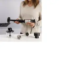 Taurus Bapi 1200 Premium Fullset Batidora de inmersión 1200 W Negro, Acero inoxida