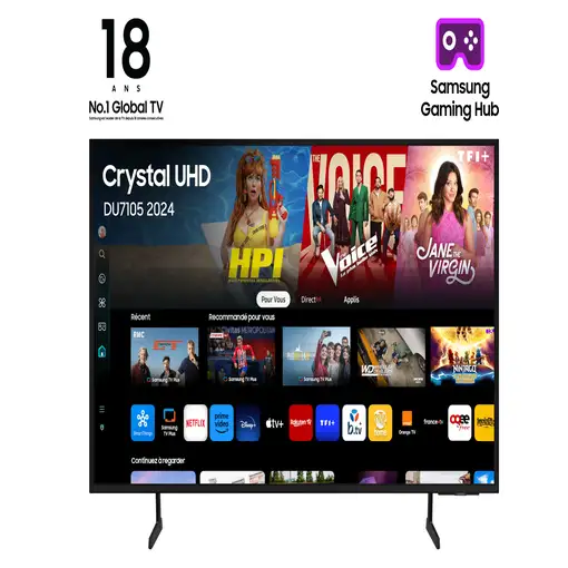 Samsung DU7105 TU55DU7105K 139,7 cm (55\) 4K Ultra HD Smart TV Wifi Negro