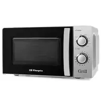 Microondas  Acero inoxidable con grill Encimera negro MIG 2138 ORBEGOZO